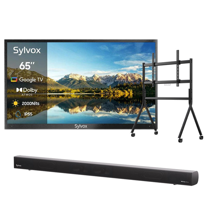 <b>NOUVEAU</b> – Téléviseur extérieur 65 pouces 2 000 nits - Google TV (série 2024 Pool Pro 2.0)