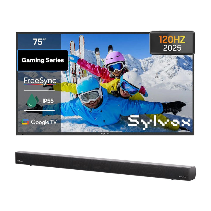 <b>NEW</b> - 75" 120HZ Gaming Series Waterproof Outdoor TV - 2025 Model