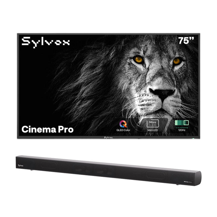 <b>NEW</b> - Sylvox 75'' Cinema Pro Helio QLED 120HZ Outdoor TV (3500Nits)-2025 Model