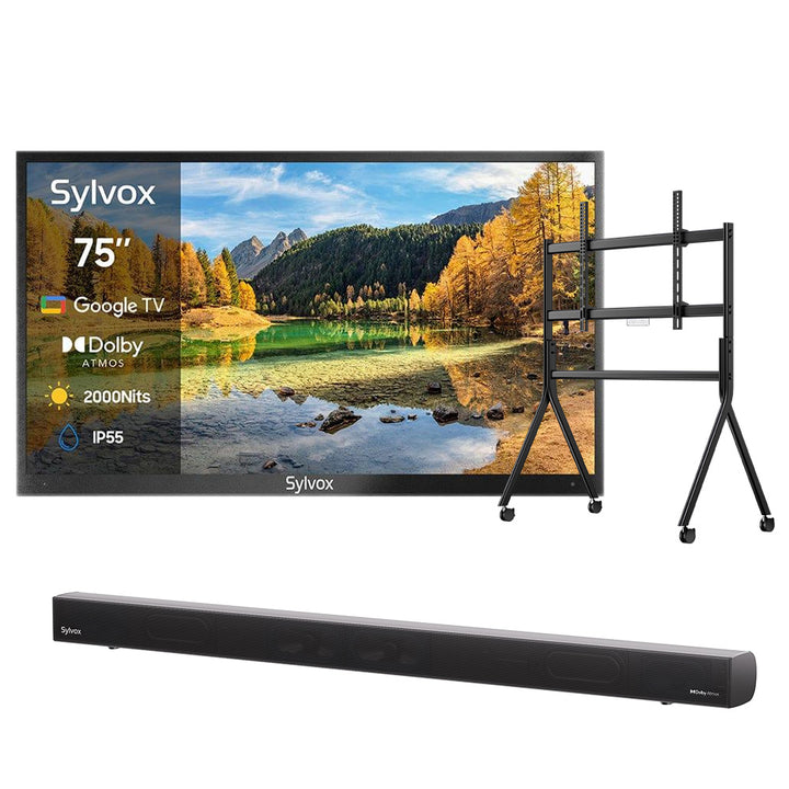 <b>NOUVEAU</b> – Téléviseur extérieur 75 pouces 2 000 nits - Google TV (série 2024 Pool Pro 2.0)