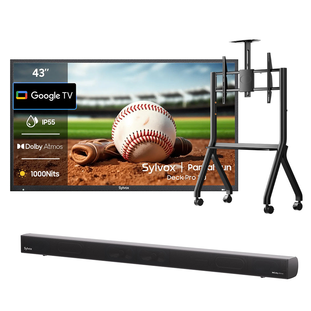 <b>NOUVEAU</b> - Téléviseur extérieur 43 pouces (Google TV) - 2024 Deck Pro 2.0