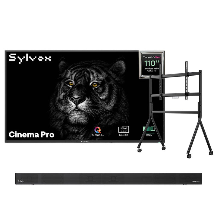 <b>NEW</b> - Sylvox 110'' Cinema Pro Helio QLED 120HZ Outdoor TV (5000Nits)-2025 Model