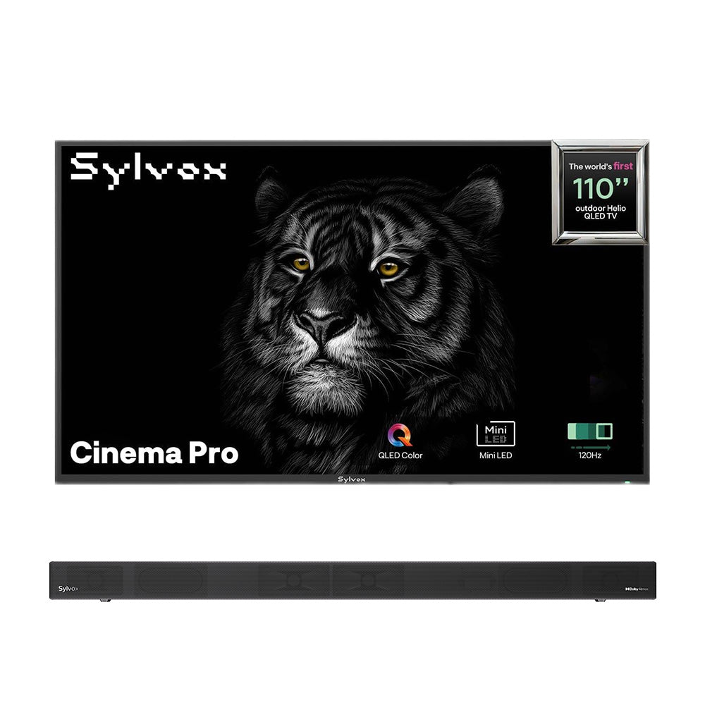 <b>NEW</b> - Sylvox 110'' Cinema Pro Helio QLED 120HZ Outdoor TV (5000Nits)-2025 Model