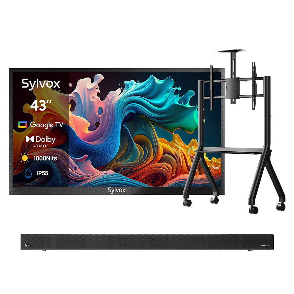 <b>NOUVEAU</b> - Téléviseur extérieur QLED avancé de 43 pouces (Google TV) - 2024 Deck Pro QLED 2.0
