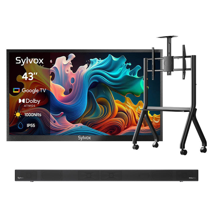 <b>NOUVEAU</b> - Téléviseur extérieur QLED avancé de 43 pouces (Google TV) - 2024 Deck Pro QLED 2.0