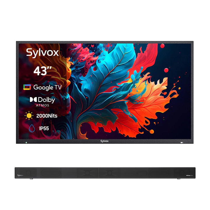 <b>NOUVEAU</b> – Téléviseur extérieur QLED 43 pouces - Google TV (série 2024 Pool Pro QLED 2.0)