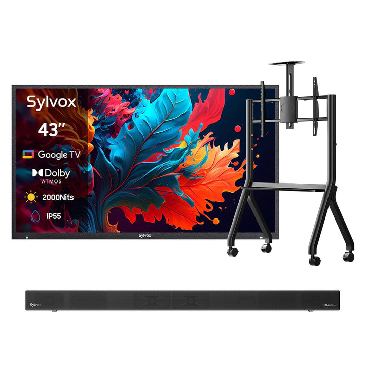 <b>NOUVEAU</b> – Téléviseur extérieur QLED 43 pouces - Google TV (série 2024 Pool Pro QLED 2.0)