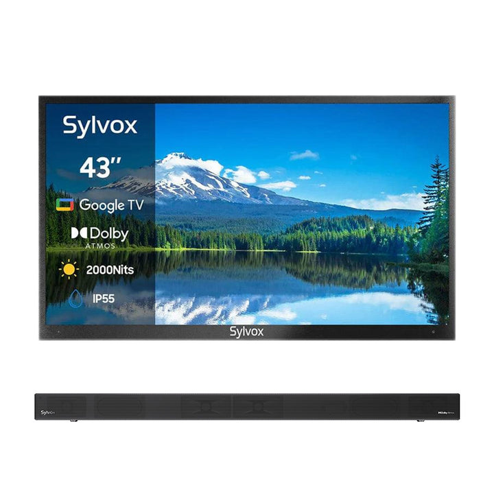 <b>NOUVEAU</b> – Téléviseur extérieur 43 pouces 2 000 nits - Google TV (série 2024 Pool Pro 2.0)