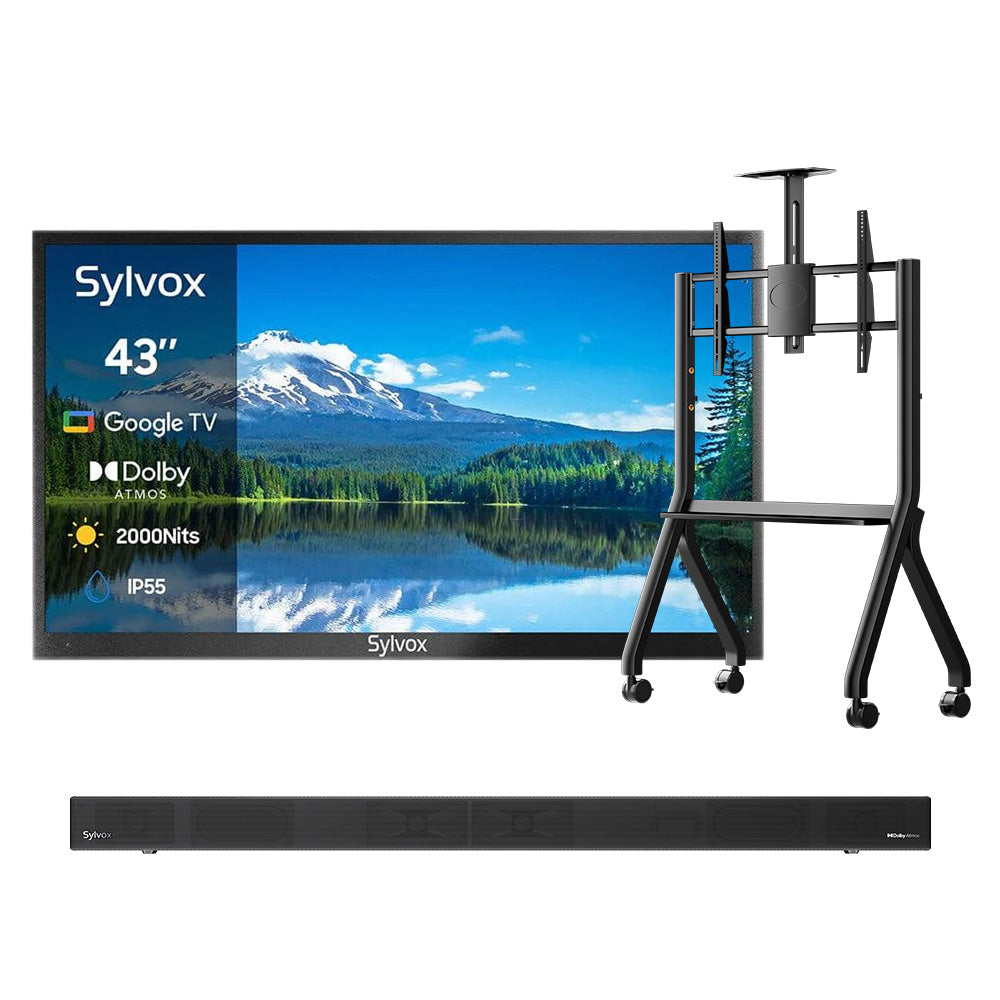 <b>NOUVEAU</b> – Téléviseur extérieur 43 pouces 2 000 nits - Google TV (série 2024 Pool Pro 2.0)