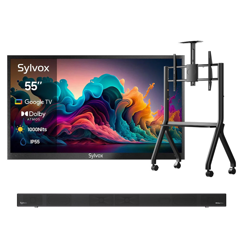 <b>NOUVEAU</b> - Téléviseur extérieur QLED avancé de 55 pouces (Google TV) - 2024 Deck Pro QLED 2.0
