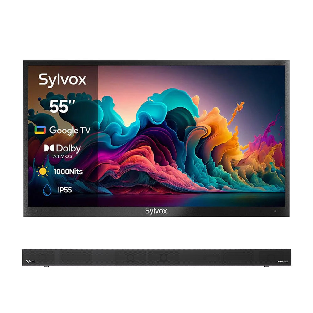 <b>NOUVEAU</b> - Téléviseur extérieur QLED avancé de 55 pouces (Google TV) - 2024 Deck Pro QLED 2.0