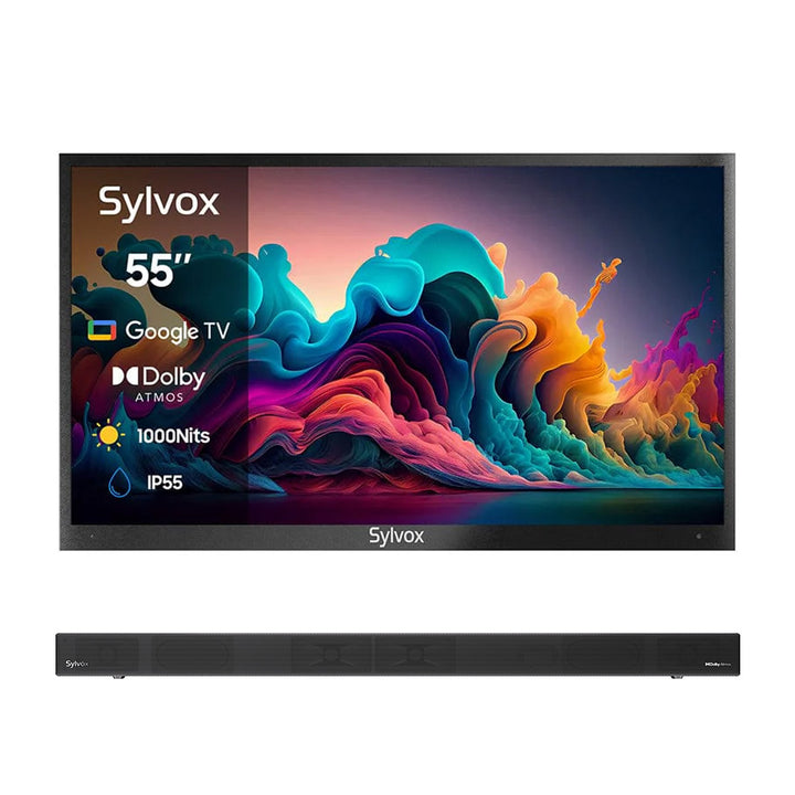 <b>NOUVEAU</b> - Téléviseur extérieur QLED avancé de 55 pouces (Google TV) - 2024 Deck Pro QLED 2.0