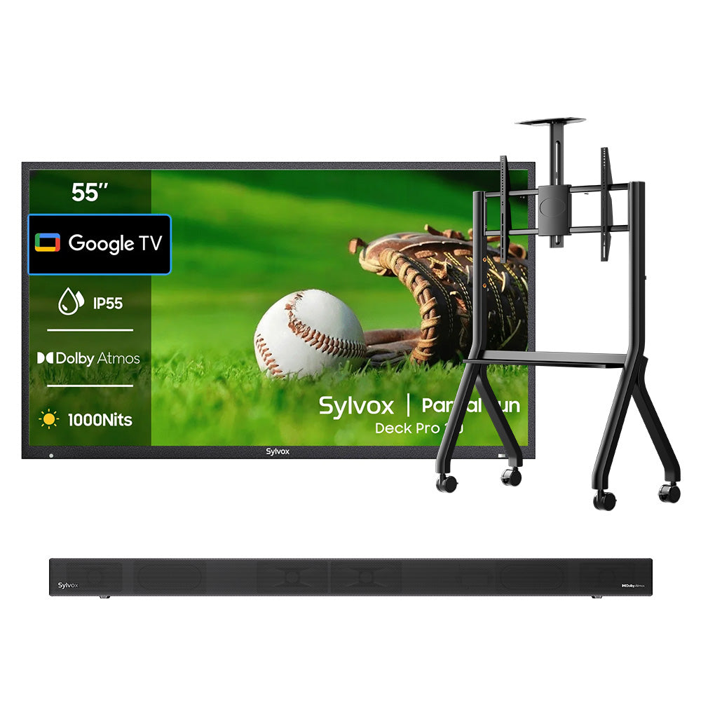 <b>NOUVEAU</b> - Téléviseur extérieur 55 pouces (Google TV) - 2024 Deck Pro 2.0