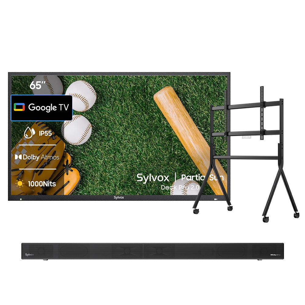 <b>NOUVEAU</b> - Téléviseur extérieur 65 pouces (Google TV) - 2024 Deck Pro 2.0