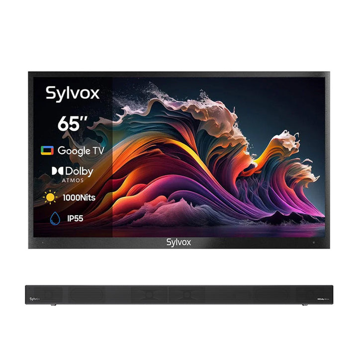 <b>NOUVEAU</b> - Téléviseur extérieur QLED avancé de 65 pouces (Google TV) - 2024 Deck Pro QLED 2.0