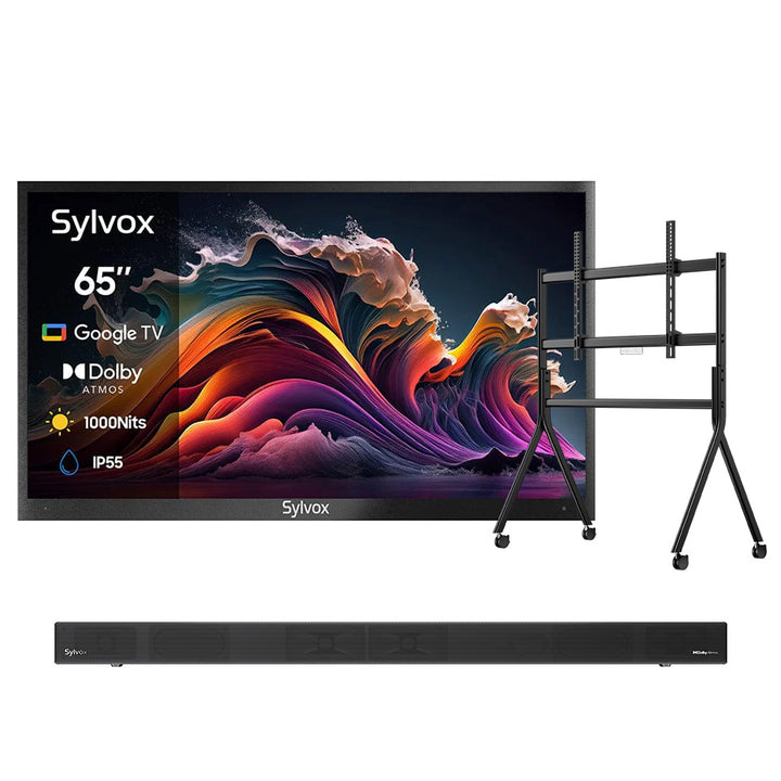 <b>NOUVEAU</b> - Téléviseur extérieur QLED avancé de 65 pouces (Google TV) - 2024 Deck Pro QLED 2.0