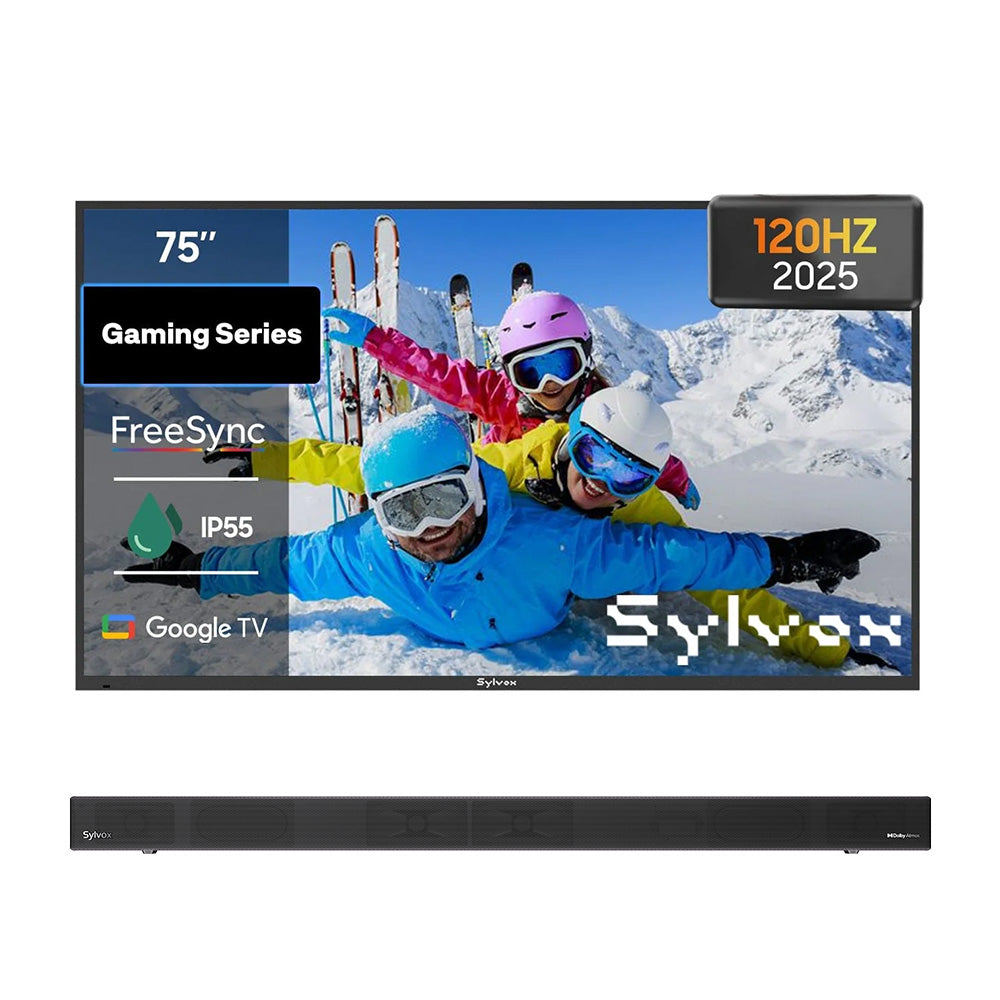 <b>NEW</b> - 75" 120HZ Gaming Series Waterproof Outdoor TV - 2025 Model