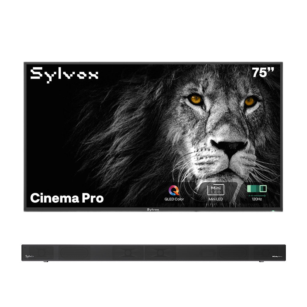 <b>NEW</b> - Sylvox 75'' Cinema Pro Helio QLED 120HZ Outdoor TV (3500Nits)-2025 Model