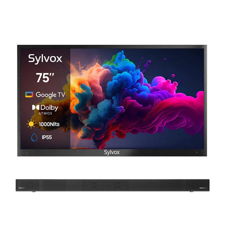 <b>NOUVEAU</b> - Téléviseur extérieur QLED avancé de 75 pouces (Google TV) - 2024 Deck Pro QLED 2.0