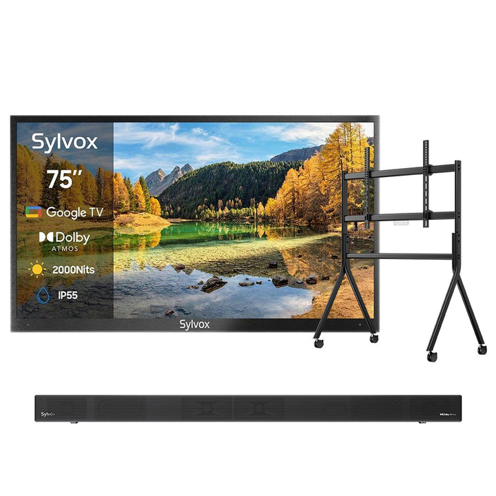 <b>NOUVEAU</b> – Téléviseur extérieur 75 pouces 2 000 nits - Google TV (série 2024 Pool Pro 2.0)