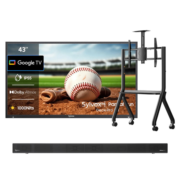 <b>NOUVEAU</b> - Téléviseur extérieur 43 pouces (Google TV) - 2024 Deck Pro 2.0