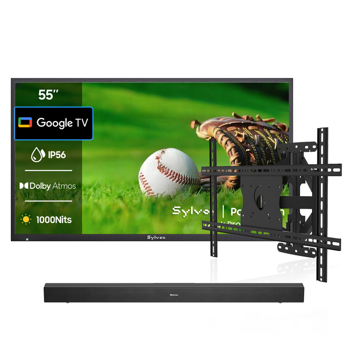  sylvox partial sun outdoor tv  