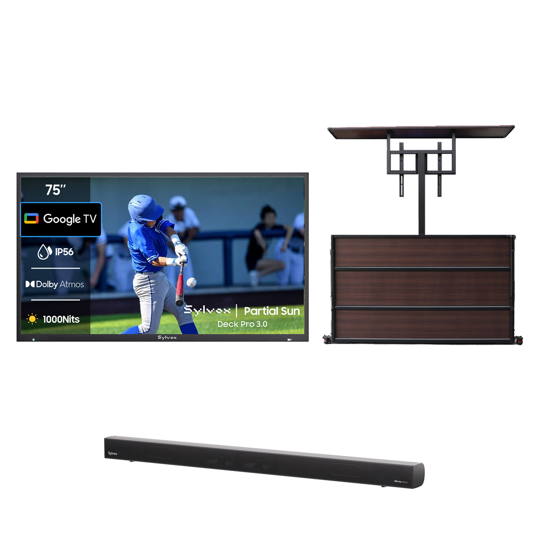 Sylvox outdoor tv with cabinet