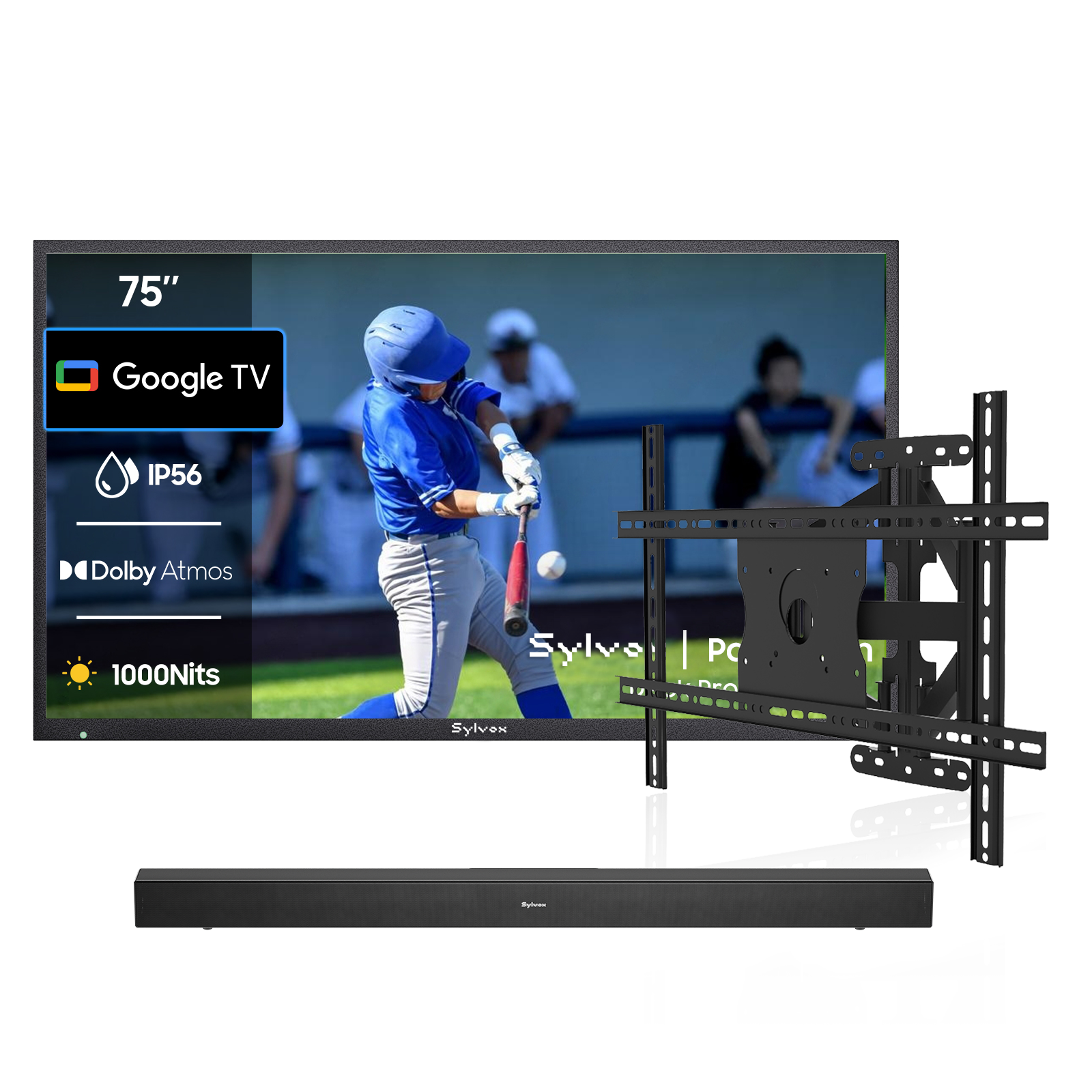 sylvox 75 inch  waterproof tv for Canada