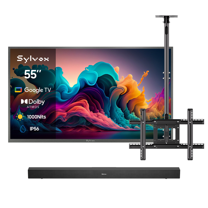 55" Advanced Outdoor TV(Google TV)-2026 Deck Pro QLED 3.0