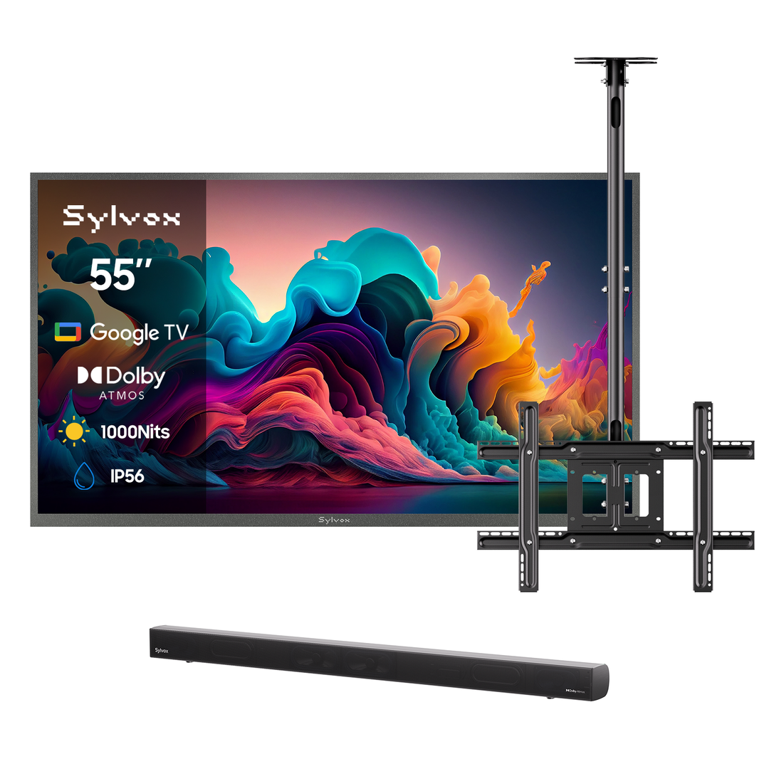 55" Advanced Outdoor TV(Google TV)-2026 Deck Pro QLED 3.0