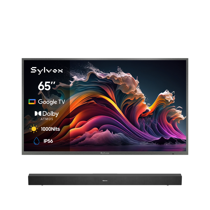 Téléviseur extérieur QLED avancé 65" (Google TV) - 2024 Deck Pro QLED 2.0
