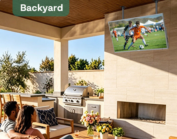 	
outdoor television ceiling mount