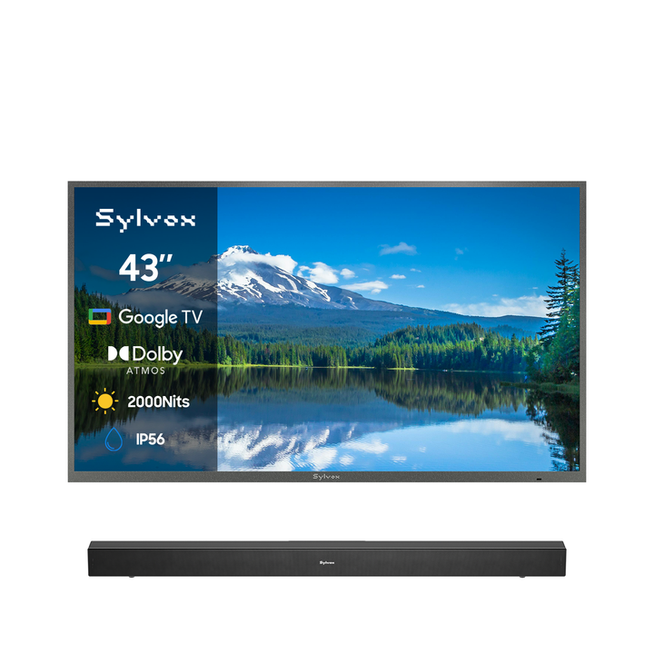 Téléviseur extérieur 2000Nit Google 43" - Série Pool Pro 2.0 2024