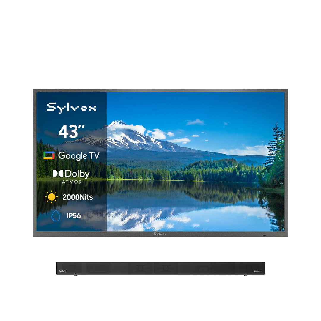 Téléviseur extérieur 2000Nit Google 43" - Série Pool Pro 2.0 2024