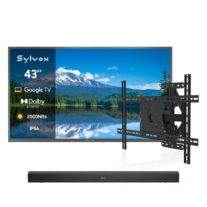 Téléviseur extérieur 2000Nit Google 43" - Série Pool Pro 2.0 2024