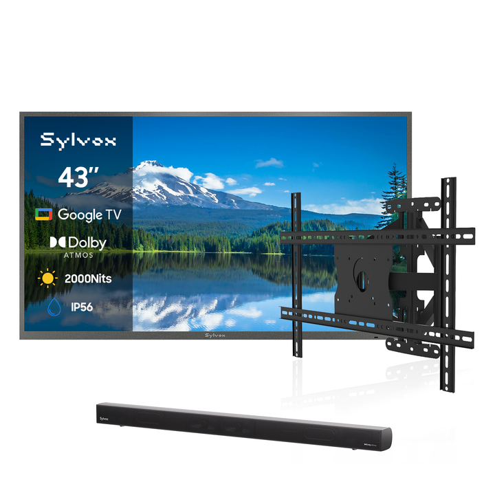 Téléviseur extérieur 2000Nit Google 43" - Série Pool Pro 2.0 2024