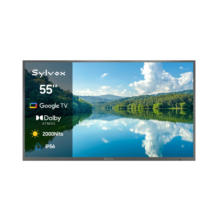 55" 2000Nit Google Outdoor TV - 2026 Pool Pro 3.0 Series