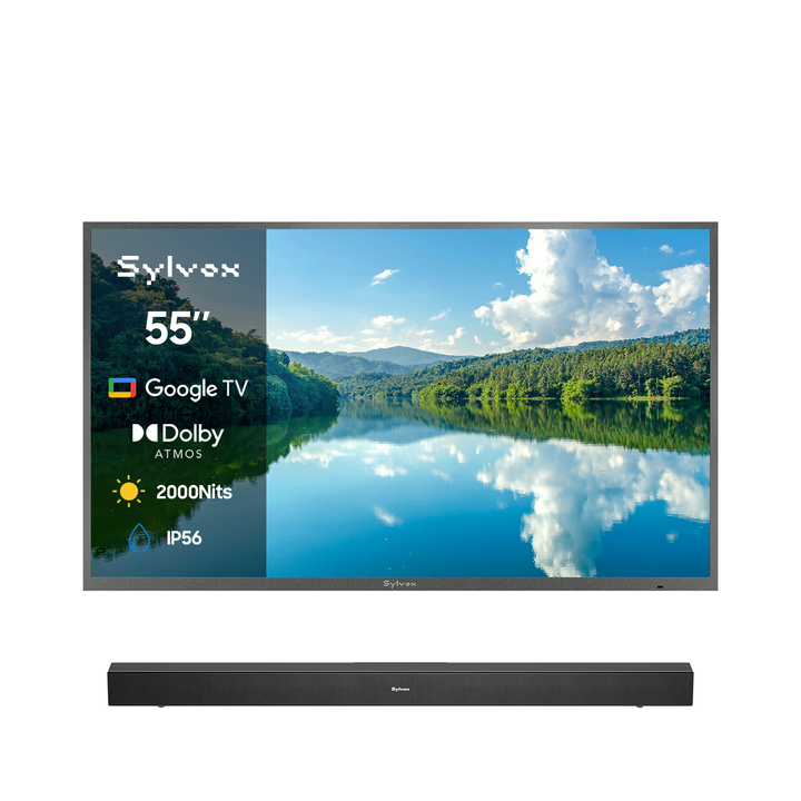 55" 2000Nit Google Outdoor TV - 2026 Pool Pro 3.0 Series