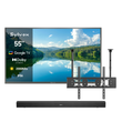 Téléviseur extérieur 2000Nit Google 55" - Série Pool Pro 2.0 2024