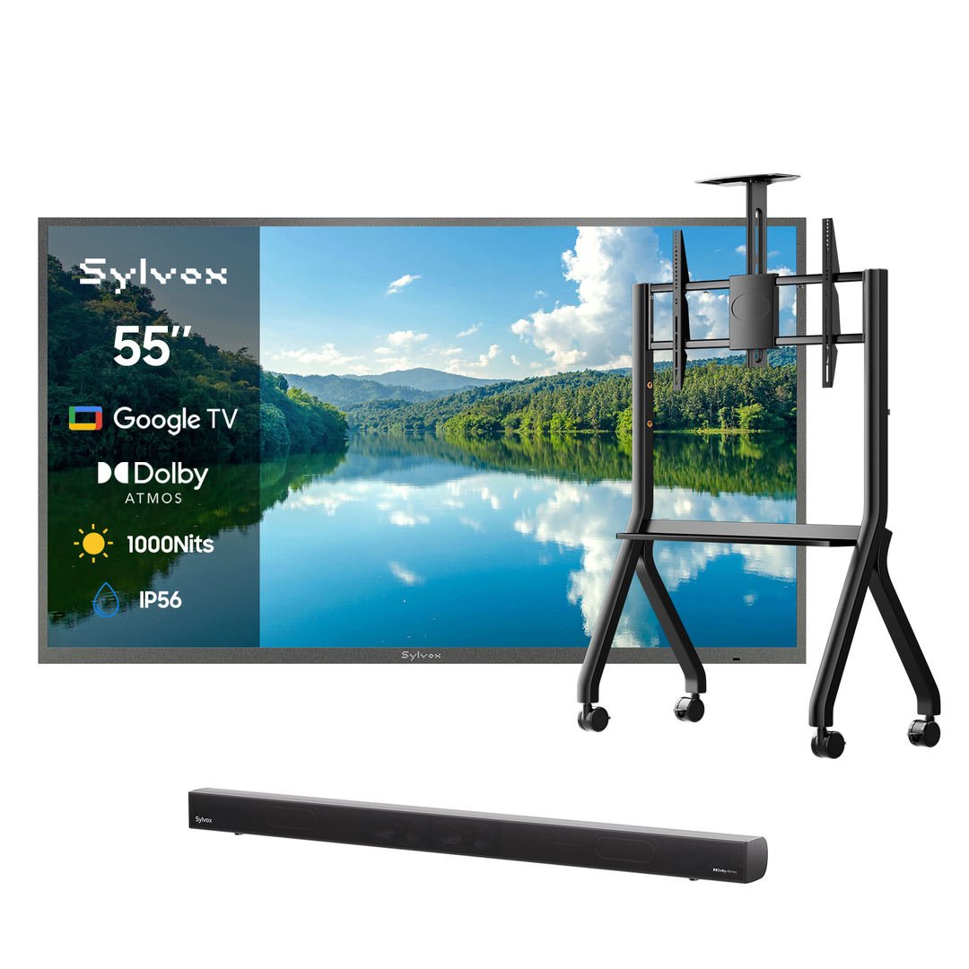 55" 2000Nit Google Outdoor TV - 2026 Pool Pro 3.0 Series