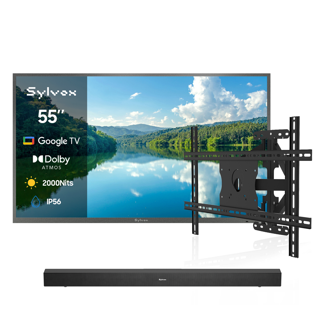 55" 2000Nit Google Outdoor TV - 2026 Pool Pro 3.0 Series