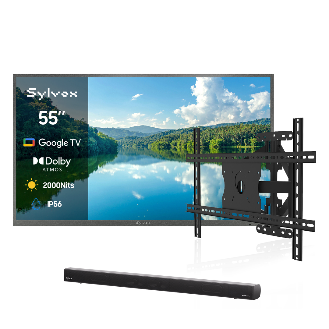 55" 2000Nit Google Outdoor TV - 2026 Pool Pro 3.0 Series