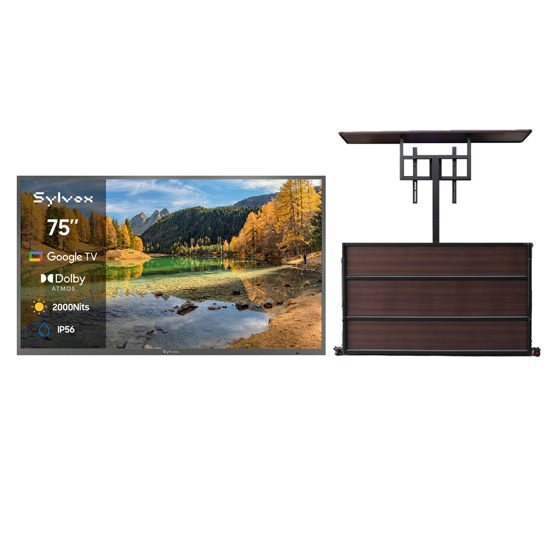 Téléviseur extérieur 2000Nit Google 75" - Série Pool Pro 2.0 2024