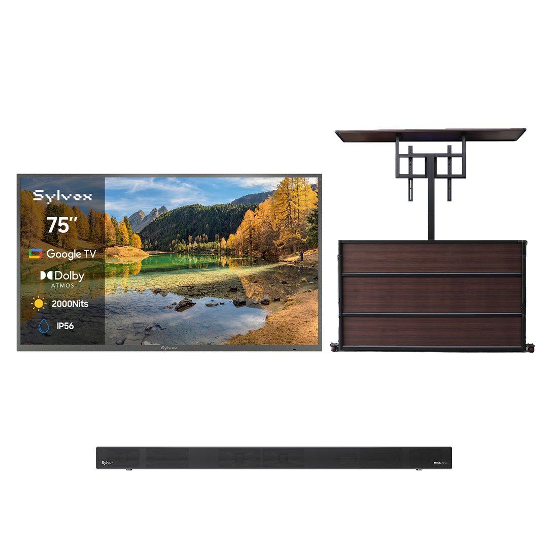 Téléviseur extérieur 2000Nit Google 75" - Série Pool Pro 2.0 2024