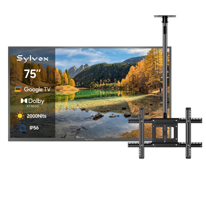Téléviseur extérieur 2000Nit Google 75" - Série Pool Pro 2.0 2024