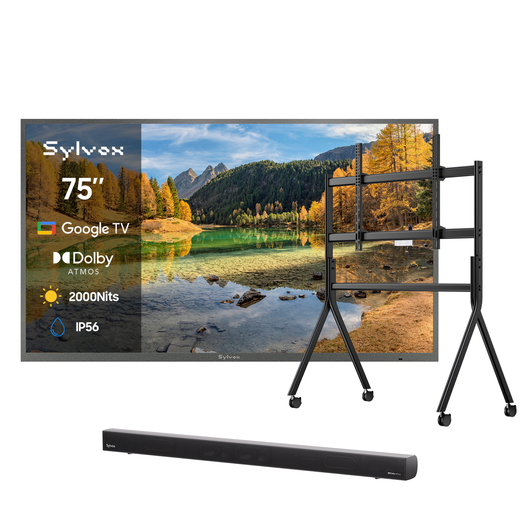 Téléviseur extérieur 2000Nit Google 75" - Série Pool Pro 2.0 2024