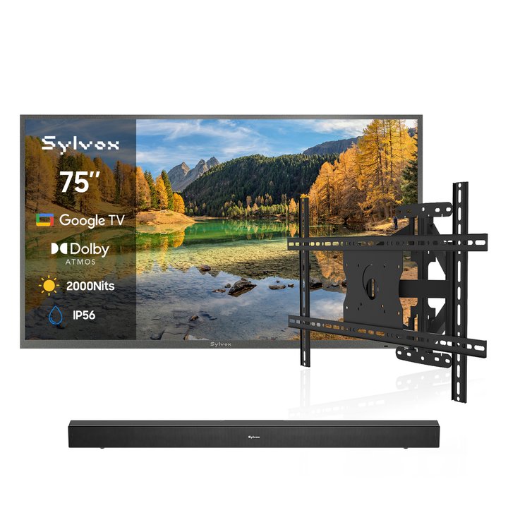 Téléviseur extérieur 2000Nit Google 75" - Série Pool Pro 2.0 2024