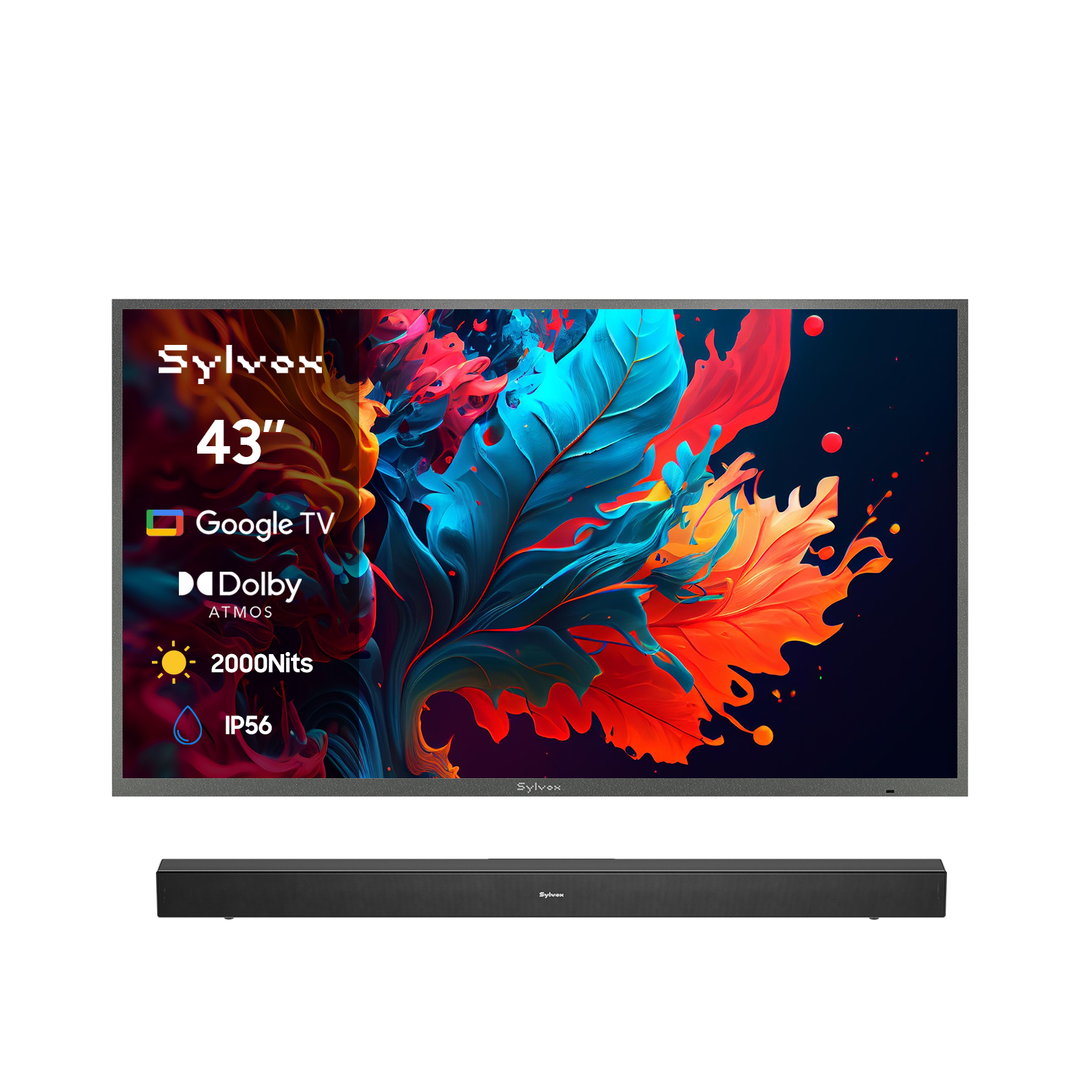 43" Premium QLED Google Outdoor TV - 2026 Pool Pro QLED 3.0 Series