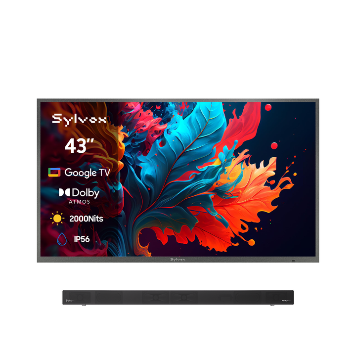 43" Premium QLED Google Outdoor TV - 2026 Pool Pro QLED 3.0 Series