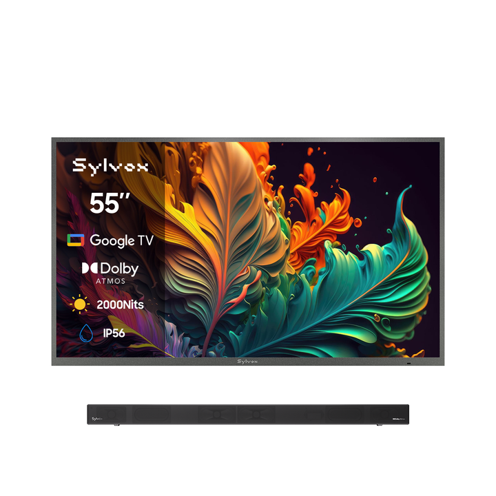 55" Premium QLED Google Outdoor TV - 2026 Pool Pro QLED 3.0 Series